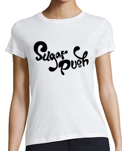 Camiseta Mujer Manga Corta Sugar push black laTostadora - latostadora.com - Modalova