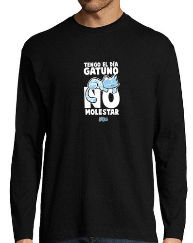 Camiseta dia gatuno manga larga hombre laTostadora - latostadora.com - Modalova