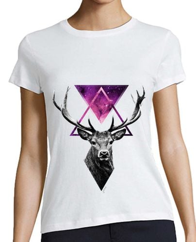 Camiseta Mujer Manga Corta deer hipster laTostadora - latostadora.com - Modalova