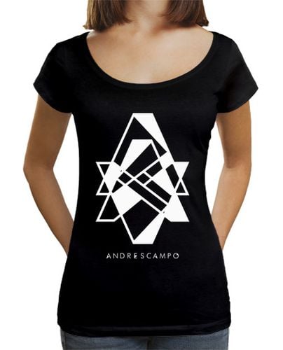 Camiseta Mujer Cuello Ancho Loose Fit Logo Bau Andres Campo laTostadora - latostadora.com - Modalova