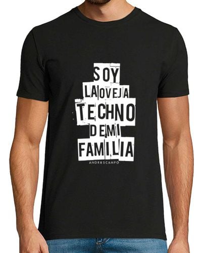 Camiseta Hombre Manga Corta Oveja Techno black laTostadora - latostadora.com - Modalova