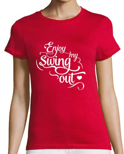 Camiseta mujer Enjoy my swing out simple - white laTostadora - latostadora.com - Modalova