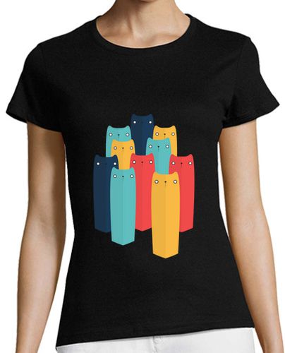 Camiseta mujer gatos pandillas - latostadora.com - Modalova