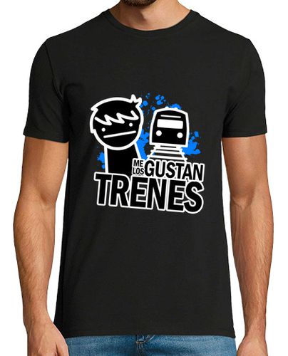 Camiseta Me gustan los trenes (I like Trains) OFF - latostadora.com - Modalova