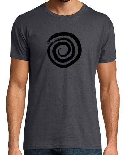 Camiseta Hombre Manga Corta Espiral Circular - Color Negro laTostadora - latostadora.com - Modalova