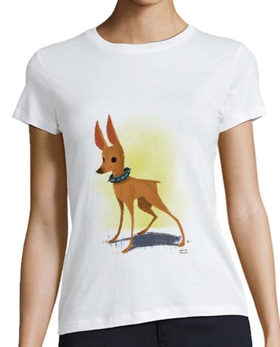 Camiseta Mujer Manga Corta Pinscher laTostadora - latostadora.com - Modalova