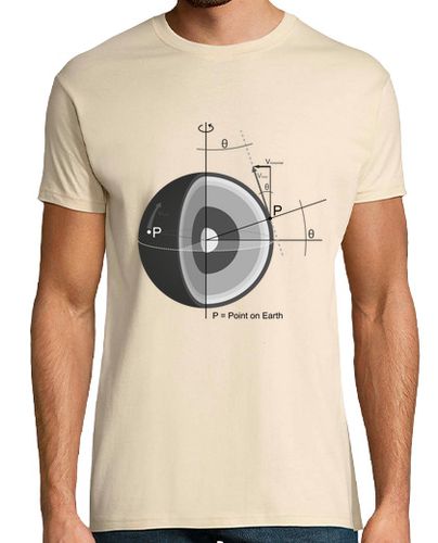 Camiseta Fuerza Coriolis gray (con ecuación al dorso) - latostadora.com - Modalova