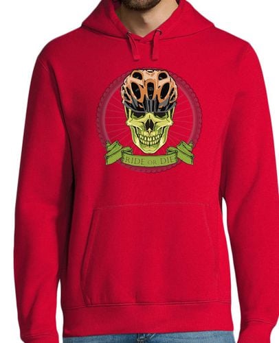 Sudadera Con Capucha Para Hombre Bike or die rojo laTostadora - latostadora.com - Modalova