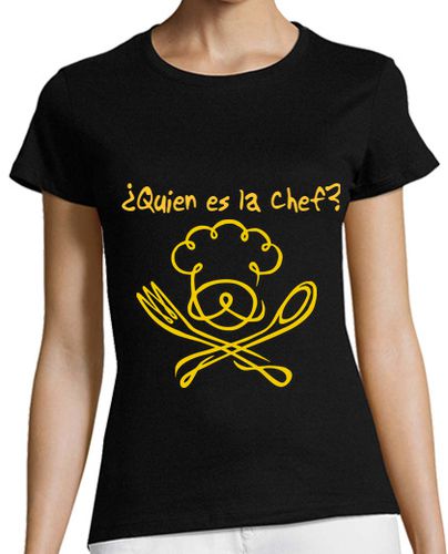Camiseta mujer Chef mostaza - latostadora.com - Modalova