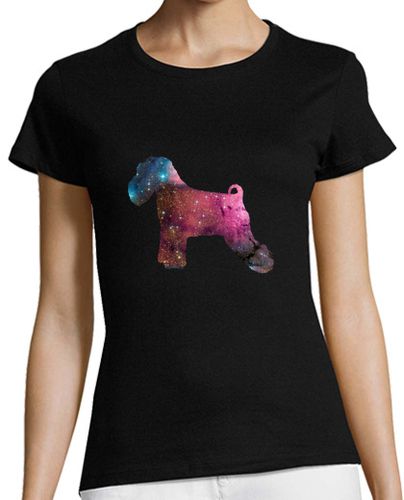 Camiseta mujer Schnauzer galaxia laTostadora - latostadora.com - Modalova