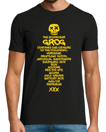 Camiseta The Secret of Monkey Island: Grog recipe - latostadora.com - Modalova