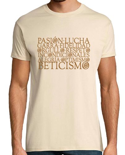 Camiseta Pasión Beticismo - Beige - latostadora.com - Modalova