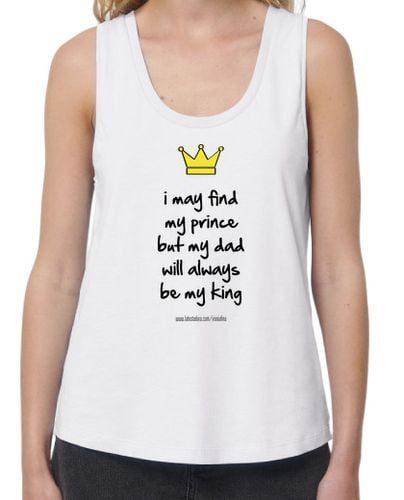 Camiseta mujer My dad will always be my king laTostadora - latostadora.com - Modalova