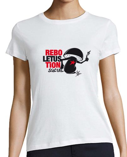 Camiseta mujer ReBOLETUStion Social - latostadora.com - Modalova