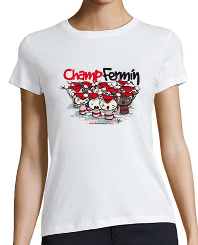 Camiseta mujer Champ Fermín (fondos claros) laTostadora - latostadora.com - Modalova