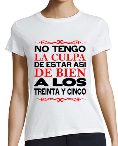 Camiseta mujer Treinta y cinco N - latostadora.com - Modalova