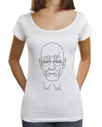 Camiseta Mujer Cuello Ancho Loose Fit Say my name. Walter White. Breaking Bad laTostadora - latostadora.com - Modalova