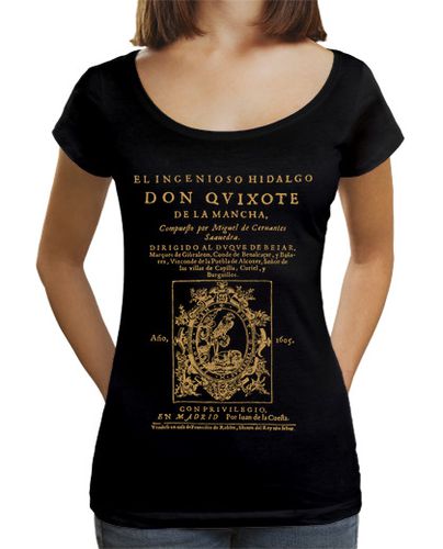 Camiseta mujer Don Quijote. Primera página (revisited) - latostadora.com - Modalova
