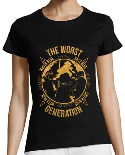 Camiseta mujer One piece - The worst generation - latostadora.com - Modalova