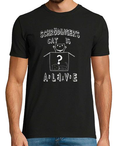 Camiseta Schrödinger's cat is ADLEIAVDE, Hombre - latostadora.com - Modalova