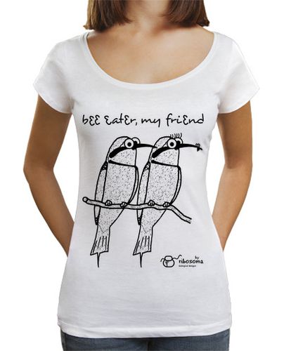Camiseta mujer Bee eater, my friend (fondos claros) - latostadora.com - Modalova