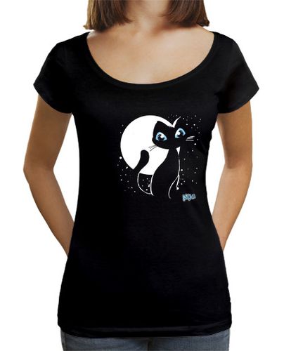 Camiseta mujer miau 15 mujer tirantes 2 - latostadora.com - Modalova