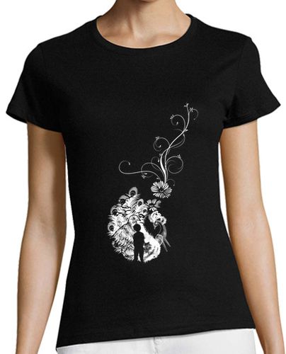 Camiseta Mujer Manga Corta sueños - negro camiseta mujer laTostadora - latostadora.com - Modalova