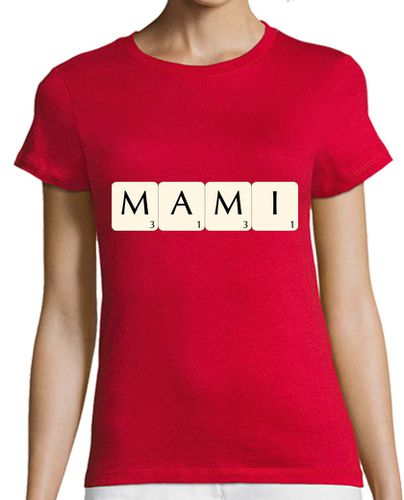 Camiseta mujer Mami Scrabble - latostadora.com - Modalova