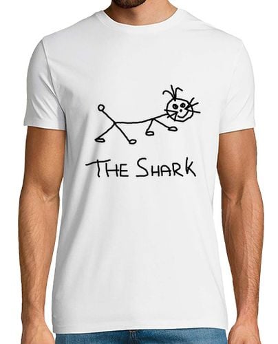 Camiseta Hombre Manga Corta The Shark Black laTostadora - latostadora.com - Modalova