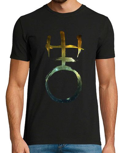 Camiseta Hombre Manga Corta Simbolo de Urano - Universe Edition laTostadora - latostadora.com - Modalova