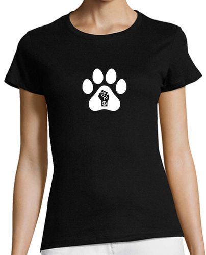 Camiseta mujer Paz y solidaridad animal - latostadora.com - Modalova