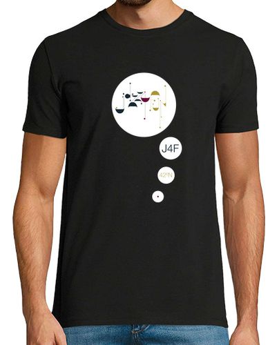 Camiseta CAMISETA MANGA CORTA HOMBRE NEGRA - J4F CÍRCULOS laTostadora - latostadora.com - Modalova