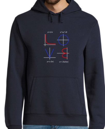 Sudadera Con Capucha Para Hombre matemáticas divertida amor laTostadora - latostadora.com - Modalova