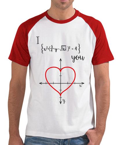 Camiseta Hombre Estilo Béisbol Camiseta Chico - Mathematical Love laTostadora - latostadora.com - Modalova