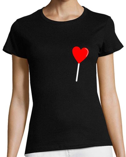 Camiseta mujer Piruleta corazón - latostadora.com - Modalova