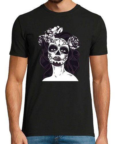 Camiseta Hombre Manga Corta Catrina Skull laTostadora - latostadora.com - Modalova