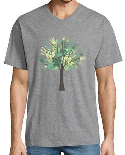 Camiseta Hombre Cuello Pico Tree hands laTostadora - latostadora.com - Modalova