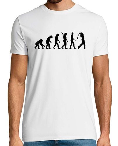 Camiseta Hombre Manga Corta jugador de golf evolución laTostadora - latostadora.com - Modalova