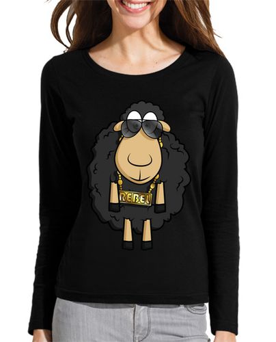 Camiseta mujer Rebel Sheep - Manga Larga Mujer - latostadora.com - Modalova