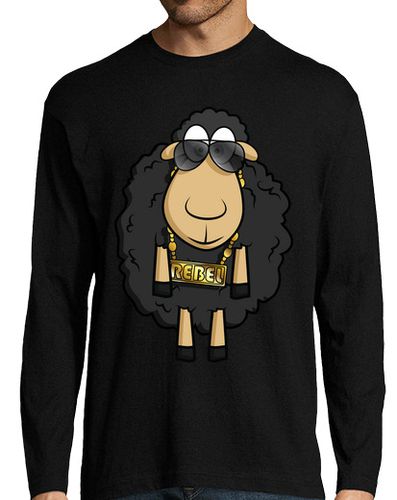 Camiseta Hombre Manga Larga Rebel Sheep - Manga Larga Hombre laTostadora - latostadora.com - Modalova