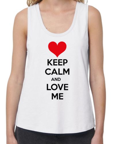Camiseta mujer Keep calm and love me - latostadora.com - Modalova