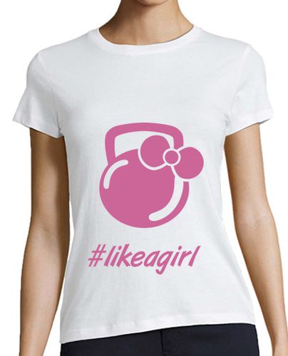 Camiseta mujer Like a girl Mangas - latostadora.com - Modalova