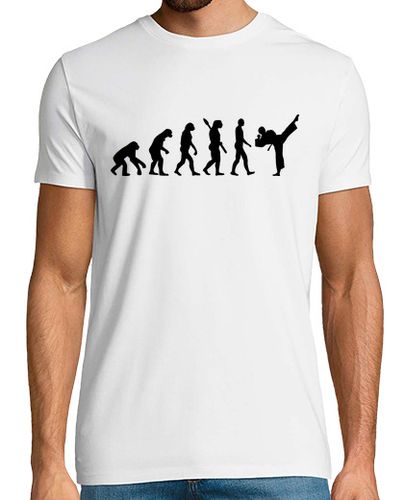 Camiseta Hombre Manga Corta la evolución de karate kickboxing laTostadora - latostadora.com - Modalova