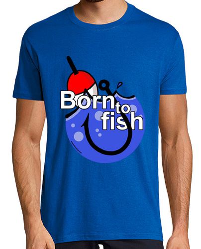 Camiseta Born To Fish Hombre - latostadora.com - Modalova