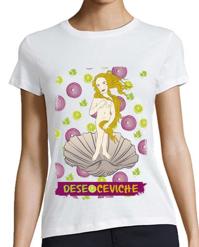 Camiseta Mujer Manga Corta Deseo ceviche laTostadora - latostadora.com - Modalova