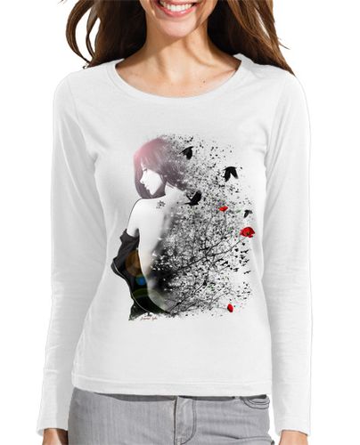 Camiseta mujer Mujer, manga larga, blanco - latostadora.com - Modalova