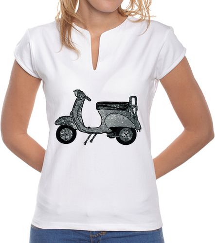 Camiseta Mujer Cuello Mao VESPA laTostadora - latostadora.com - Modalova