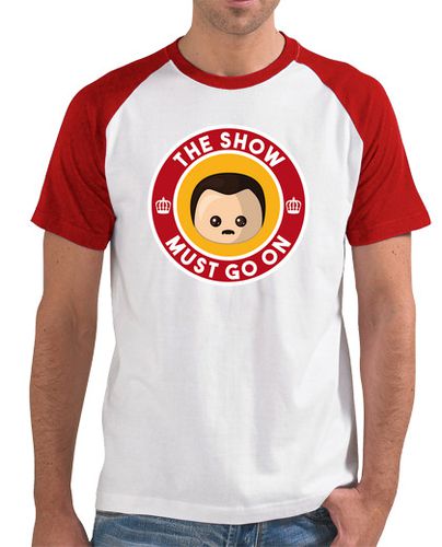 Camiseta Freddie Show Must Go On Beisbol Hombre - latostadora.com - Modalova
