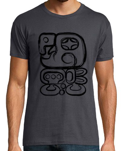 Camiseta Kayab Maya Symbol - Black Edition - latostadora.com - Modalova