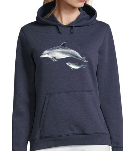 Sudadera Con Capucha Para Mujer Jersey mujer Delfin mular laTostadora - latostadora.com - Modalova